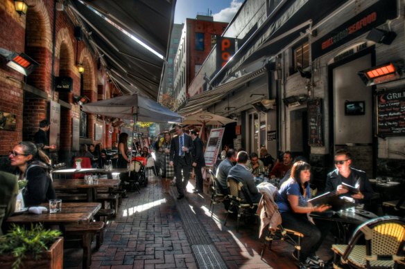 Heritage buildings and laneways have contributed to the city’s appeal.