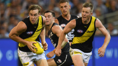 Dream team: Richmond coach Damien Hardwick can't wait to have Tom Lynch and Jack Riewoldt back in action together.