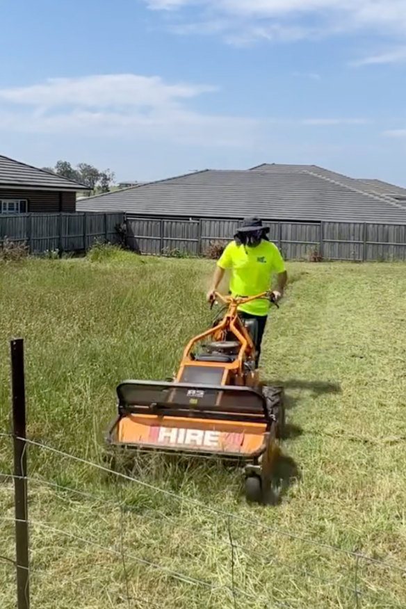 Stafford was inspired by Timothy Parker, aka TimTheLawnmower Man, and his similar Free Mow Fridays.