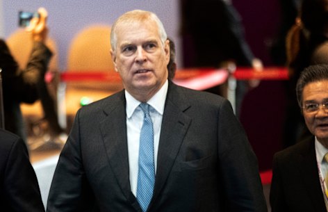 Britain’s Prince Andrew in 2019. 