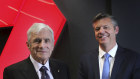 Seven chairman Kerry Stokes and James Warburton - together again.