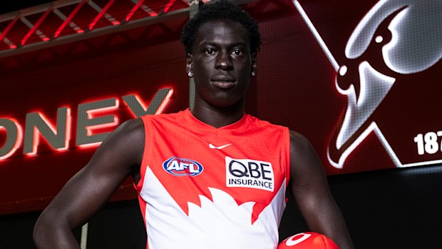 Sydney’s Riak Andrew.