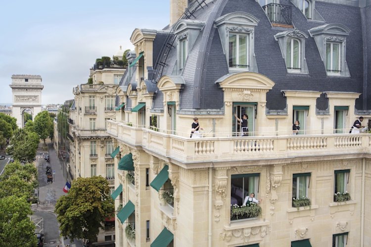 The Peninsula Hotel, Paris, is a temple to fine interiors.