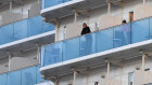 Passengers on the Coral Princess docked in Sydney.