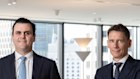 Luke Edwards, head of Australia and NZ for Brookfield’s Energy Group and Jean-Christophe Cheylus, CEO of Neoen Australia