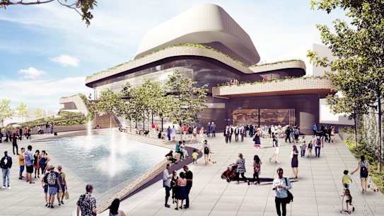 An artist's impression of Ryde's New Heart Development.
