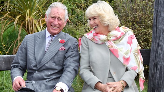 The Prince and Camilla on tour in New Zealand in 2015.