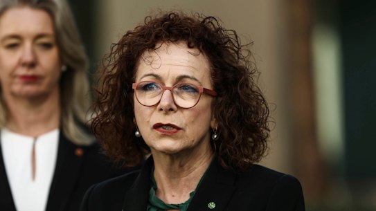 Anne Webster (right) has received an apology from another MP for sexual harassment.