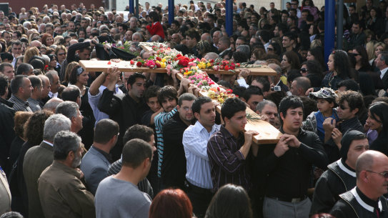 Australian Maronite Christians marking Good Friday in Thornbury, Melbourne.