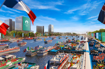 Paris 2024 organisers hope to hold a parade on the Seine to start the Olympics.