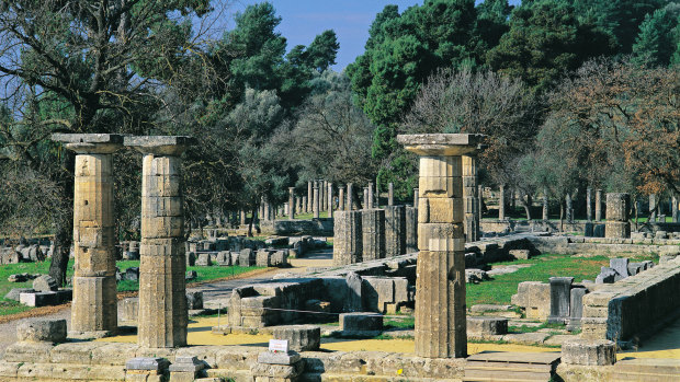 Olympia, the site of the ancient Olympics.