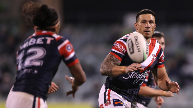 SBW during his return to the NRL in Canberra two weeks ago.