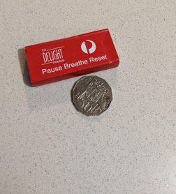 The bite-sized Kit Kat that posties received in 2018 from head office.