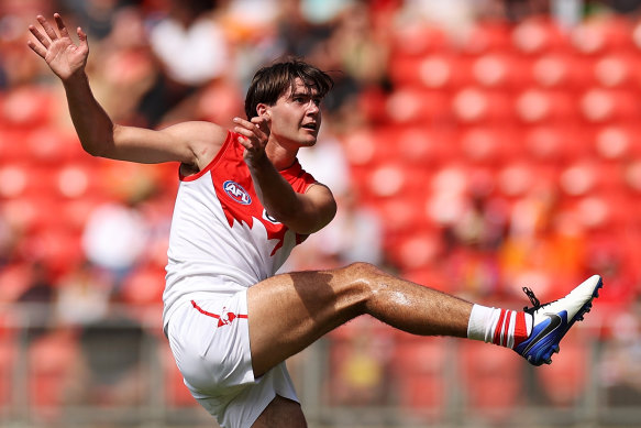 Logan McDonald mounted a strong selection case with a two-quarter cameo against the Giants on Sunday.