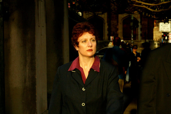 Kathleen Folbigg outside the Darlinghurst Supreme Court in 2003.