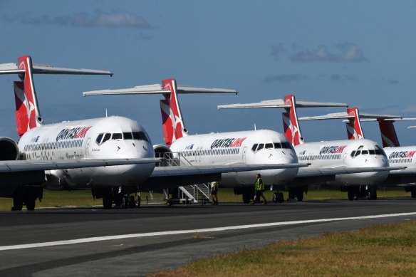 Qantas has often been accused of slot hoarding.