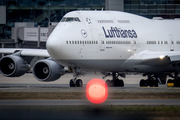 German airline Lufthansa has confirmed it is asking the government to help cover wages as flight cancellations soar amid the coronavirus crisis. 