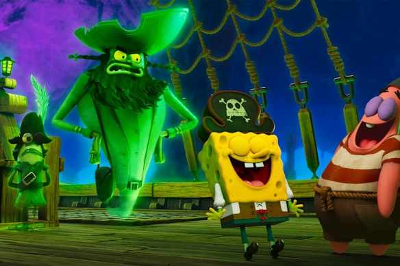 SpongeBob wants to be a pirate but has a very vague idea of what they do.