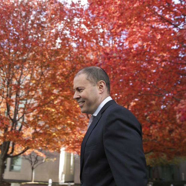 Treasurer Josh Frydenberg is a Liberal Party rising star who may have further to climb. 