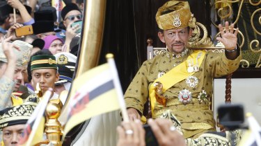 The suit of Islamic laws introduced under Brunei's Sultan Hassanal Bolkiah includes death by stoning for sex between people of the same gender.  