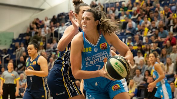 Lauren Scherf scored 22 points and grabbed five rebounds.