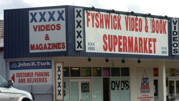 Adult stores were more abundant in Fyshwick before the rise of the internet.
