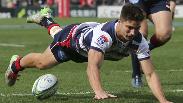 Mouth-watering: Maddocks has been in fine Super Rugby form over the past tywo years for the Melbourne Rebels. 