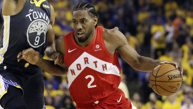 Recruiting drive: New LA Clippers signing Kawhi Leonard with his former club, NBA champions Toronto.