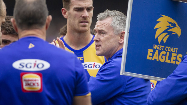 Eagles coach Adam Simpson wants to avoid a premiership hangover in 2019.