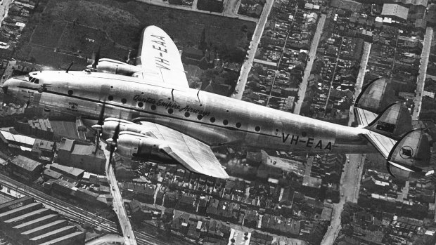 In the same year, the airline took delivery of a number of Lockheed Constellations.