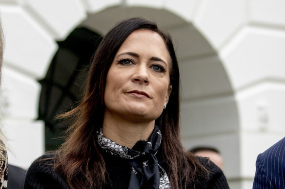 Stephanie Grisham, pictured, will become chief of staff to first lady Melania Trump.