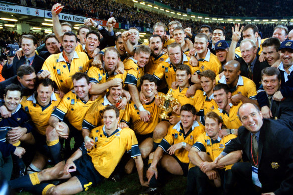 The World Cup team in 1999.