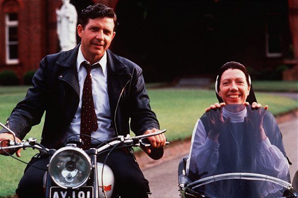 Philip Quast and Sandy Gore in a scene in Brides of Christ.
