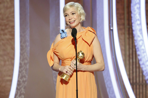 Michelle Williams delivered a powerful call to action while accepting the award for best actress in a limited series or TV movie for her role in Fosse/Verdon.