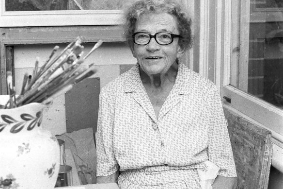 Artist Grace Cossington-Smith in 1973.