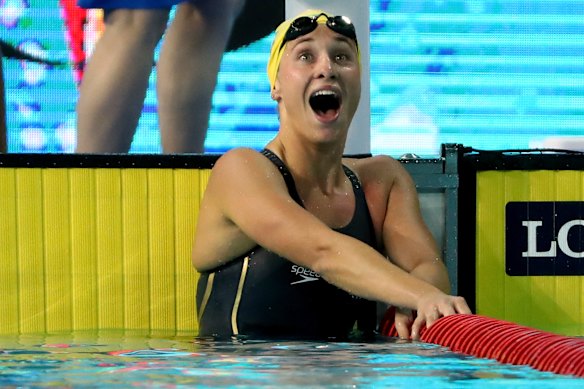 Madeline Groves, pictured at the Commonwealth Games on the Gold Coast in 2018.