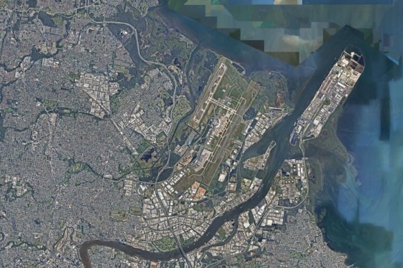 Under plans submitted to governments for approval, shipping lanes would be made deeper and wider, with the dredge spoils possibly used in a massive land reclamation project.