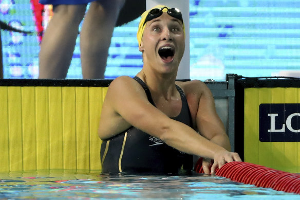 Madeline Groves, pictured at the Commonwealth Games on the Gold Coast in 2018.