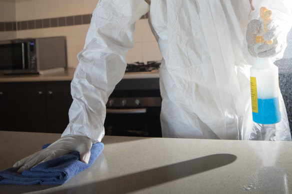 Cleaning is a booming business during the pandemic.
