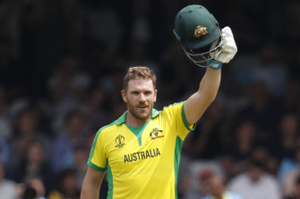 Australia's captain Aaron Finch.