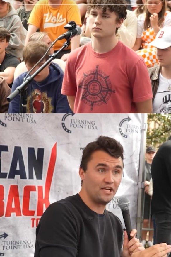 Charlie Kirk posted clips of his debates on TikTok.