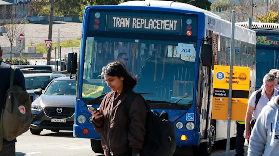 Bankstown line commuters will be forced into the nightmare of catching replacement buses along gridlocked roads.