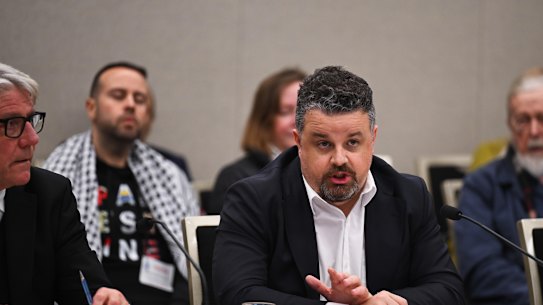 James Cullen was one of five senior political staffers who appeared at an inquiry into the Dural caravan incident.