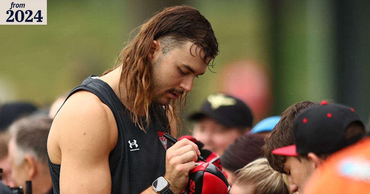 AFL 2024: Essendon Bombers’ ruckman Sam Draper closes in on return to ...