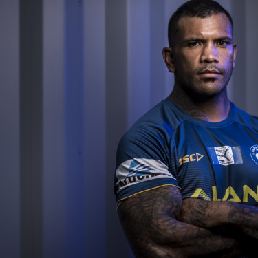 Hard-earned wisdom: Manu Ma'u is known as an intimidating presence off the field, but is giving of his time off it.