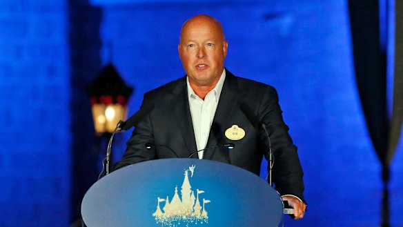 Disney Parks and Resorts chief Bob Chapek will replace Iger as CEO.