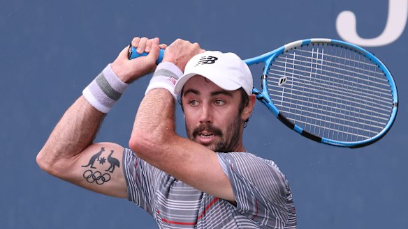 Jordan Thompson has won his third round match in New York.