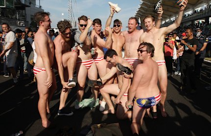 Holding up traditions: the Budgie Nine in 2016.