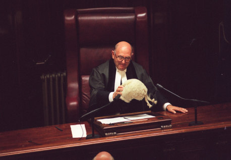 Justice Howard Nathan: Not big on the wig.