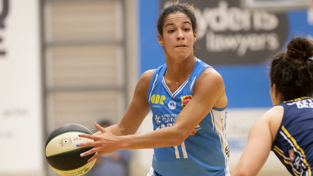 Kia Nurse was a star in her first game for the Capitals.